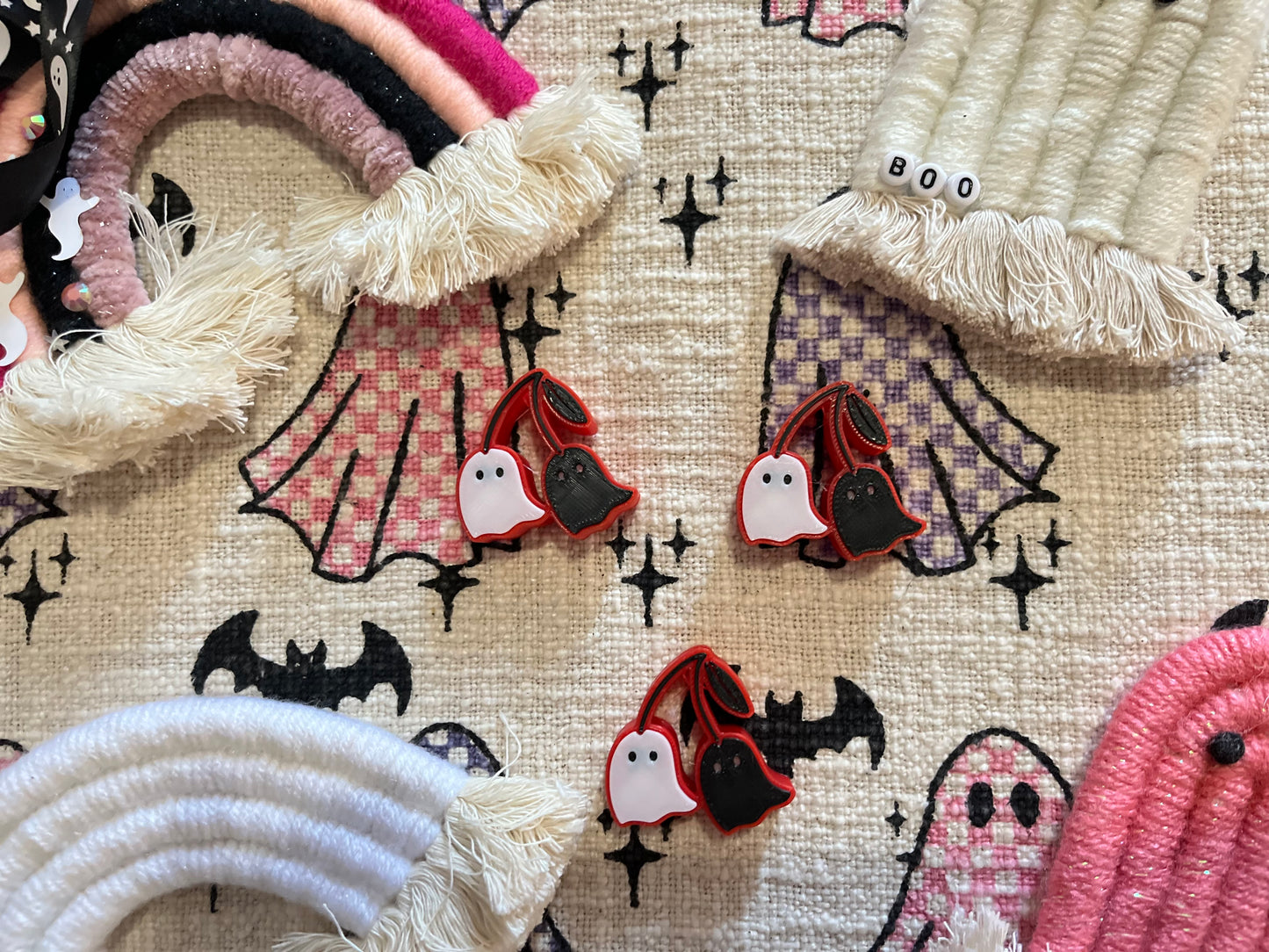 CHERRY GHOST | 3D STRAW TOPPER | WHOLESALE | SINGLE