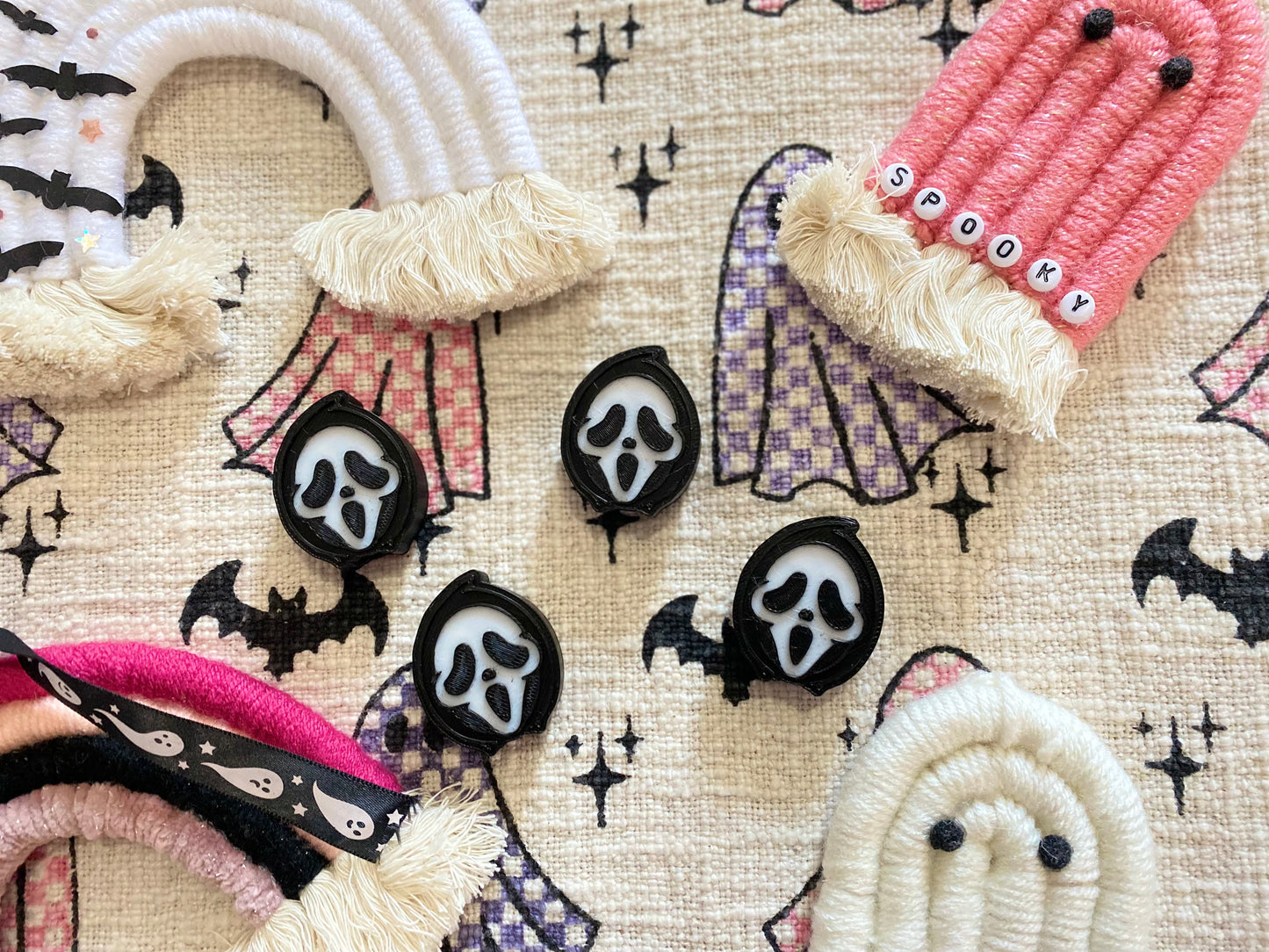 GHOST FACE | 3D STRAW TOPPER | WHOLESALE | SINGLE