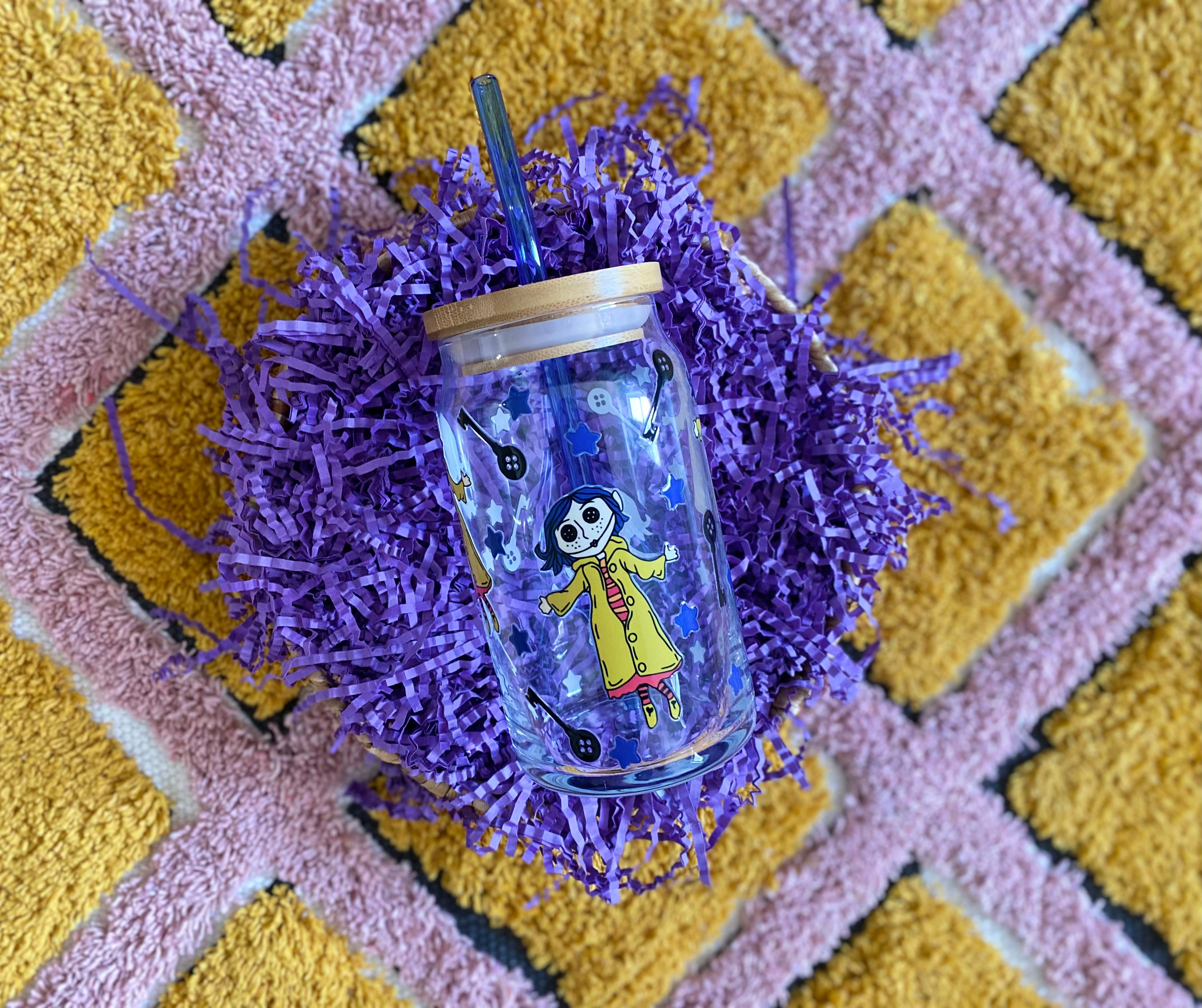 BUTTON EYES | GLASS CUP