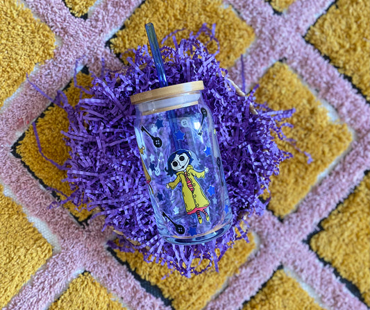 BUTTON EYES | GLASS CUP