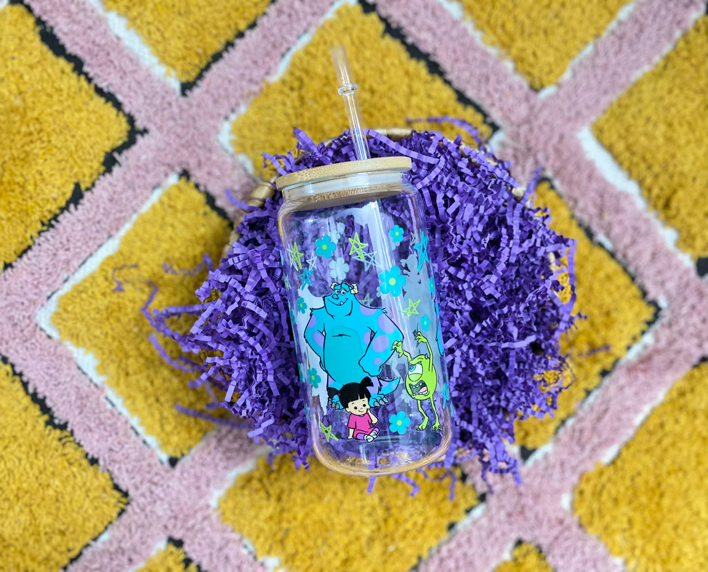 BOO AND FRIENDS | UV DTF | LIBBEY GLASS