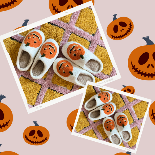 PUMPKIN PATCH | SLIPPERS | HALLOWEEN