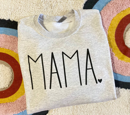 MAMA❤️| SLEEVE PRINT | SWEATSHIRT