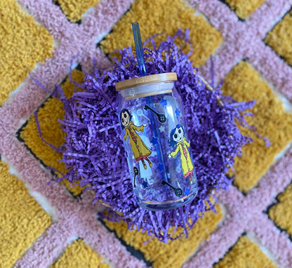 BUTTON EYES | GLASS CUP