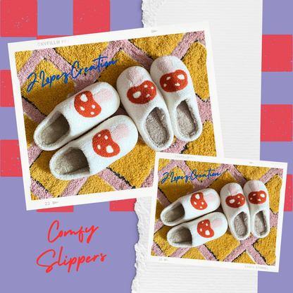 MUSHROOM | COMFY SLIPPERS