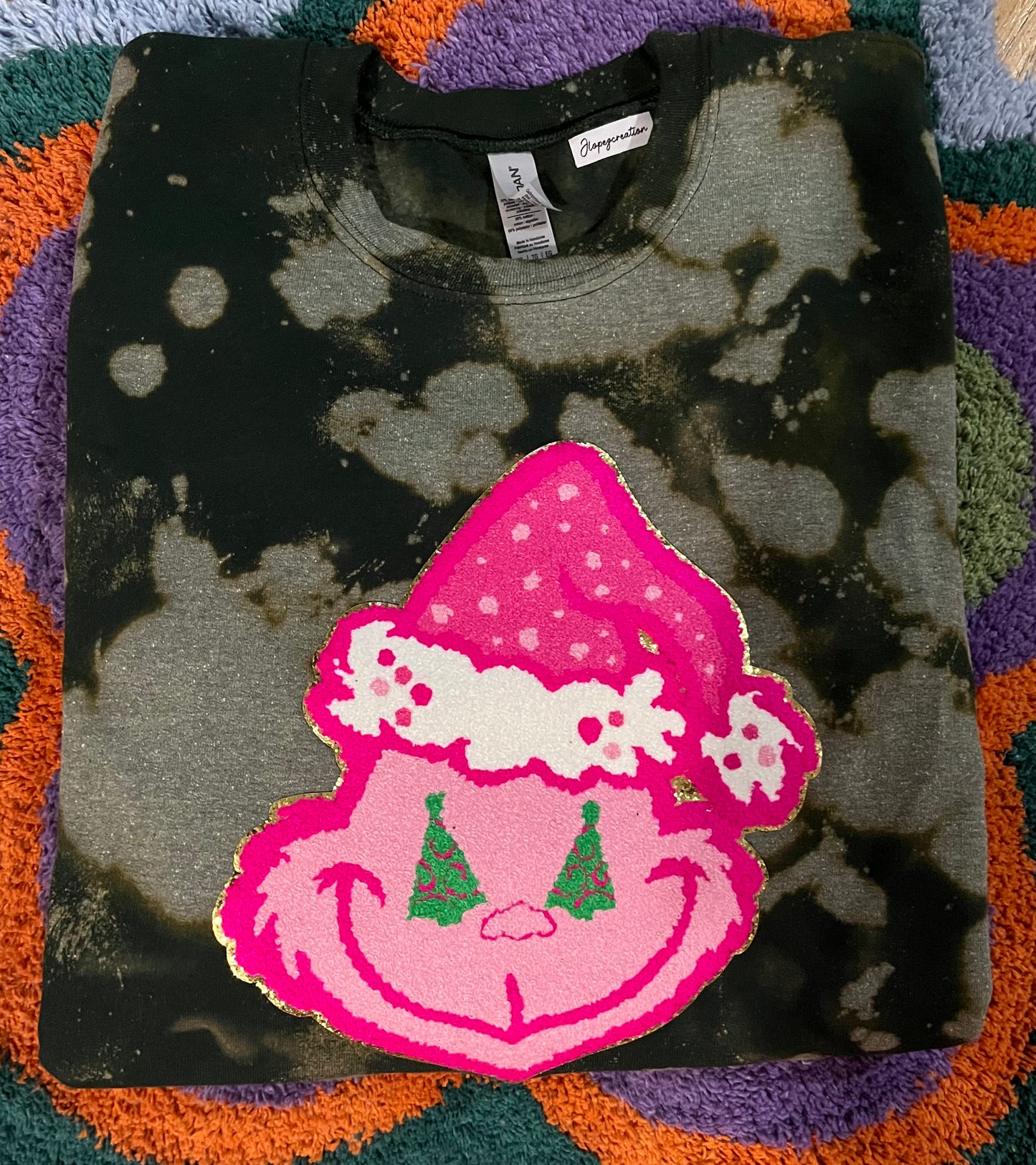 GRINCH | CHENILLE PATCH | CHRISTMAS