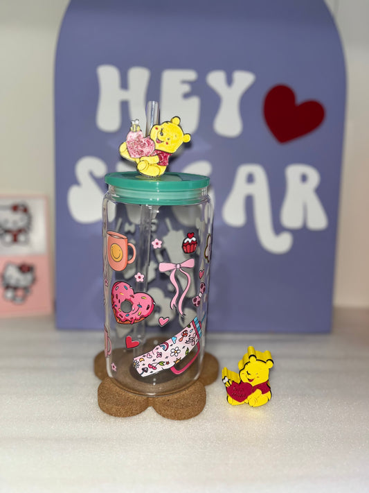 POOH BEAR | 3D STRAW TOPPER | SINGLE