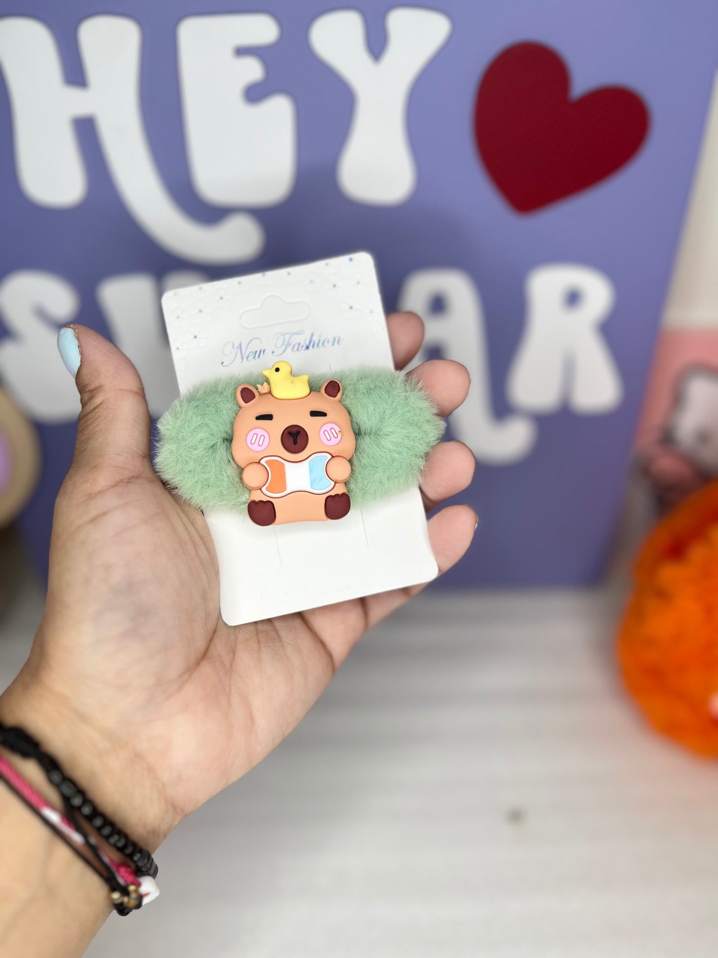 CAPYBARA DUCK HAIR CLIPS