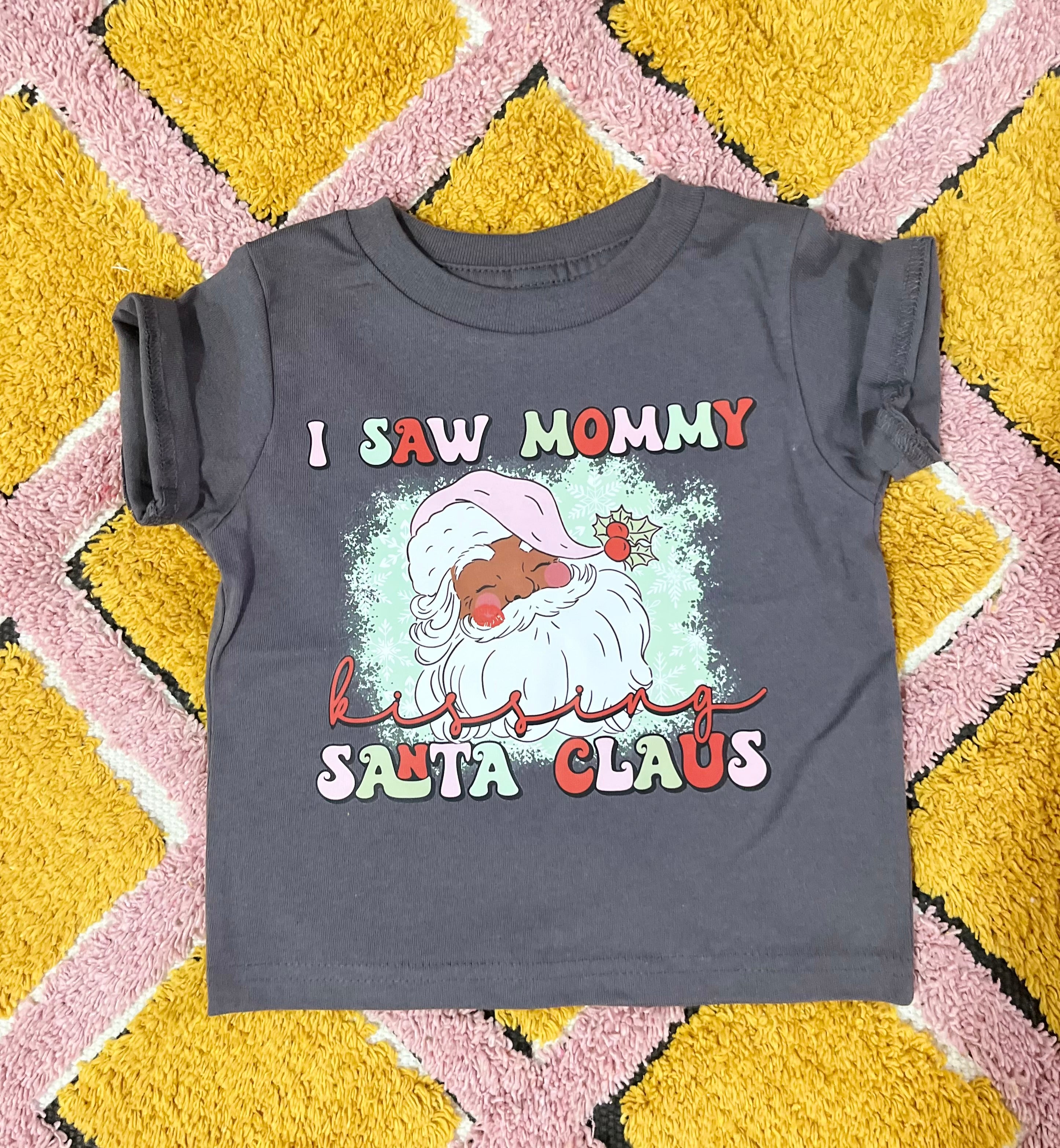 KISS SANTA | T-SHIRT | CHRISTMAS | TODDLER