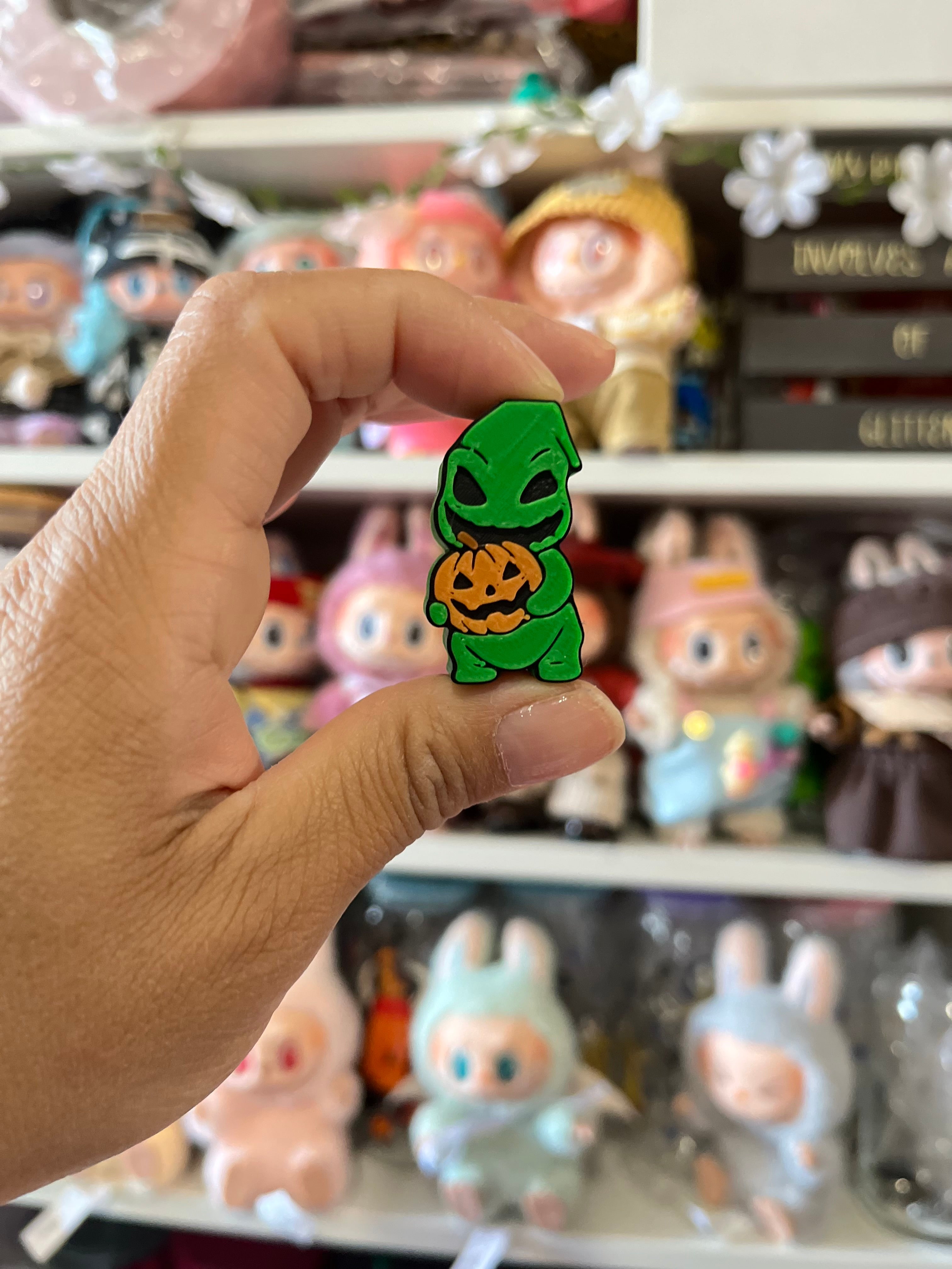EVIL GREEN | 3D STRAW TOPPER | SINGLE
