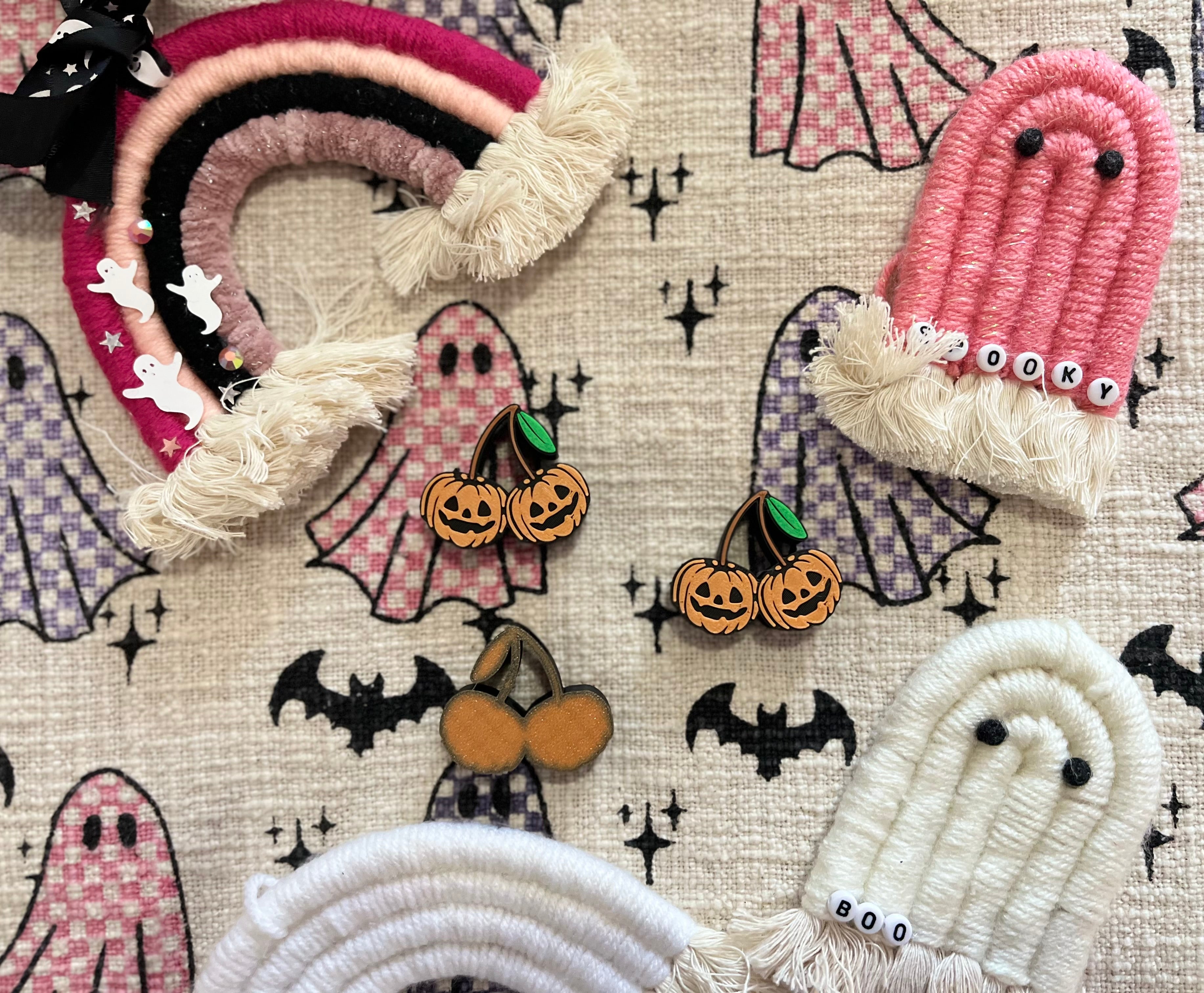 PUMPKIN CHERRY | 3D STRAW TOPPER | SINGLE