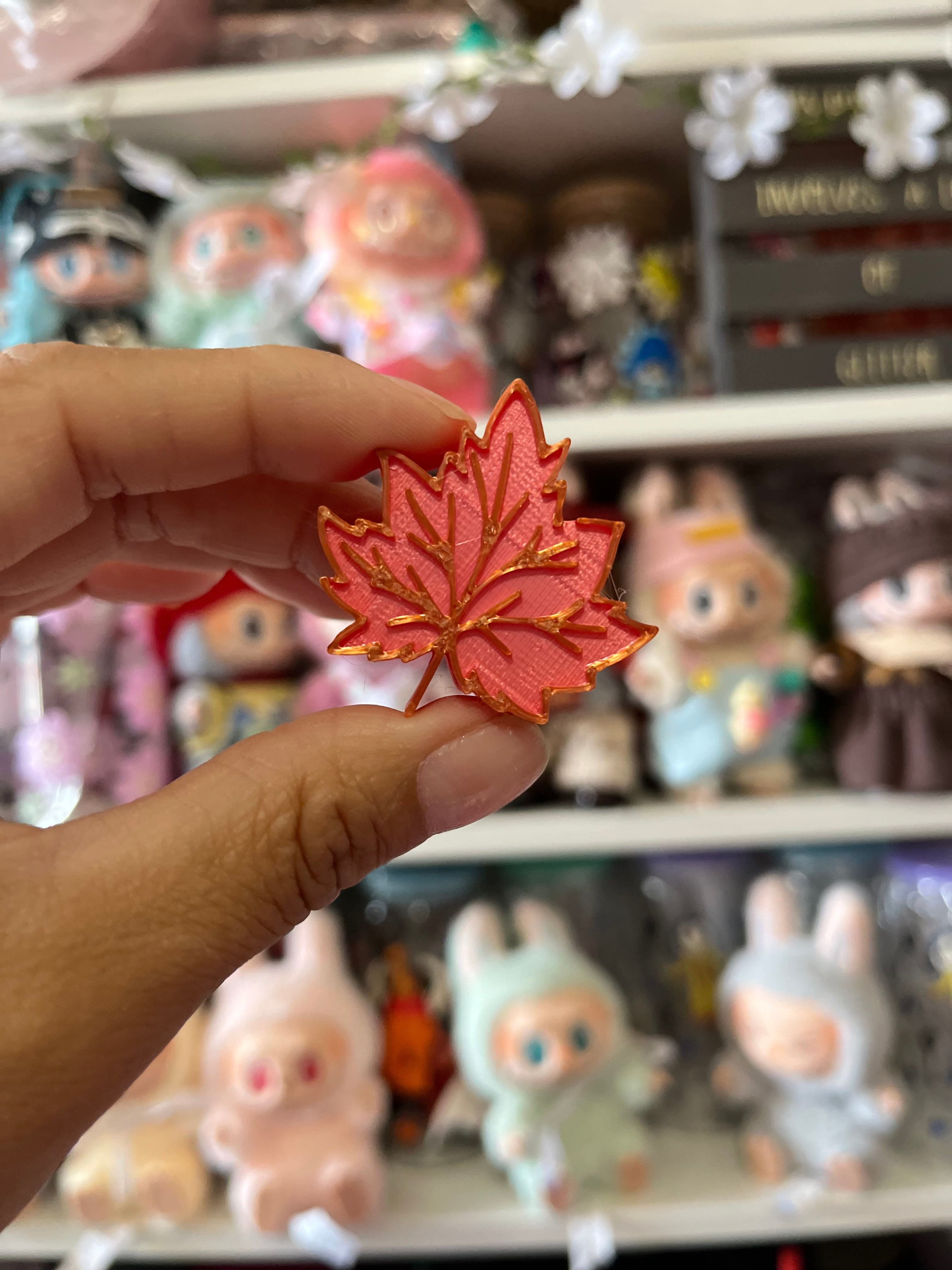 LEAF | 3D STRAW TOPPER | SINGLE