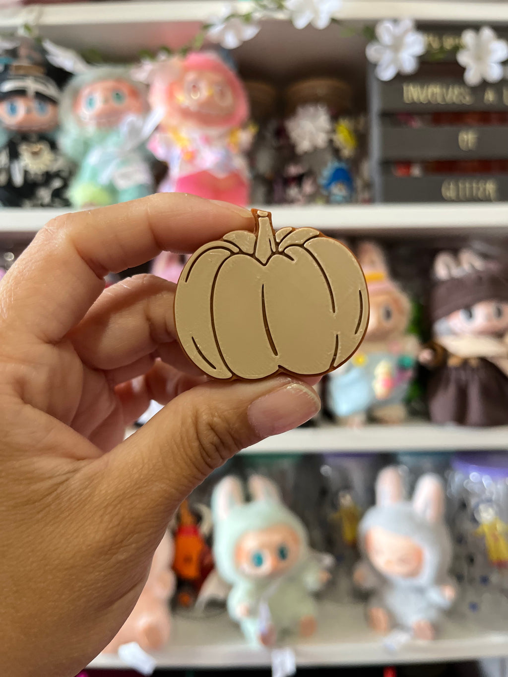 PUMPKIN | 3D STRAW TOPPER | SINGLE