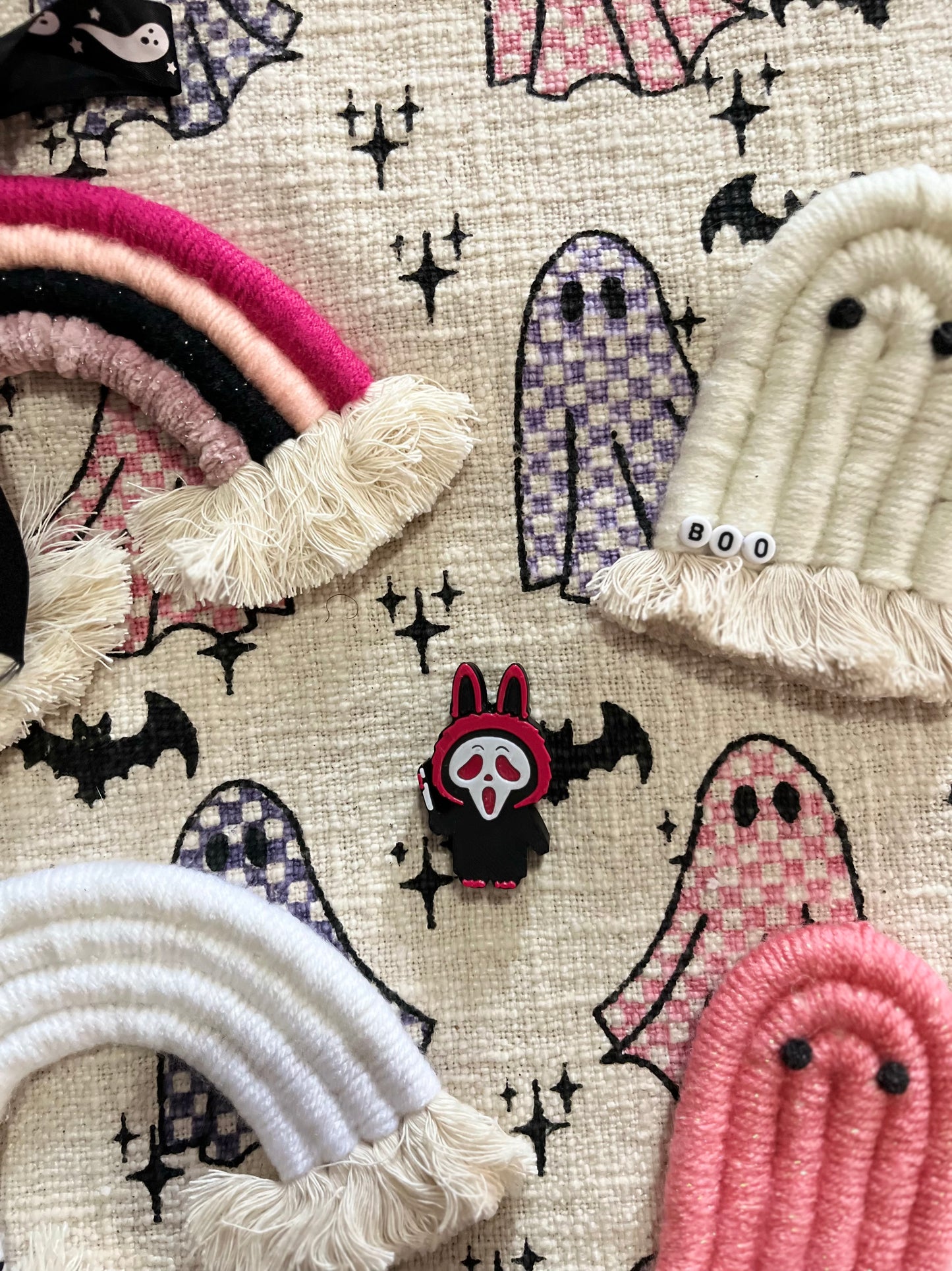 MONSTER GHOST FACE| 3D STRAW TOPPER | WHOLESALE | SINGLE