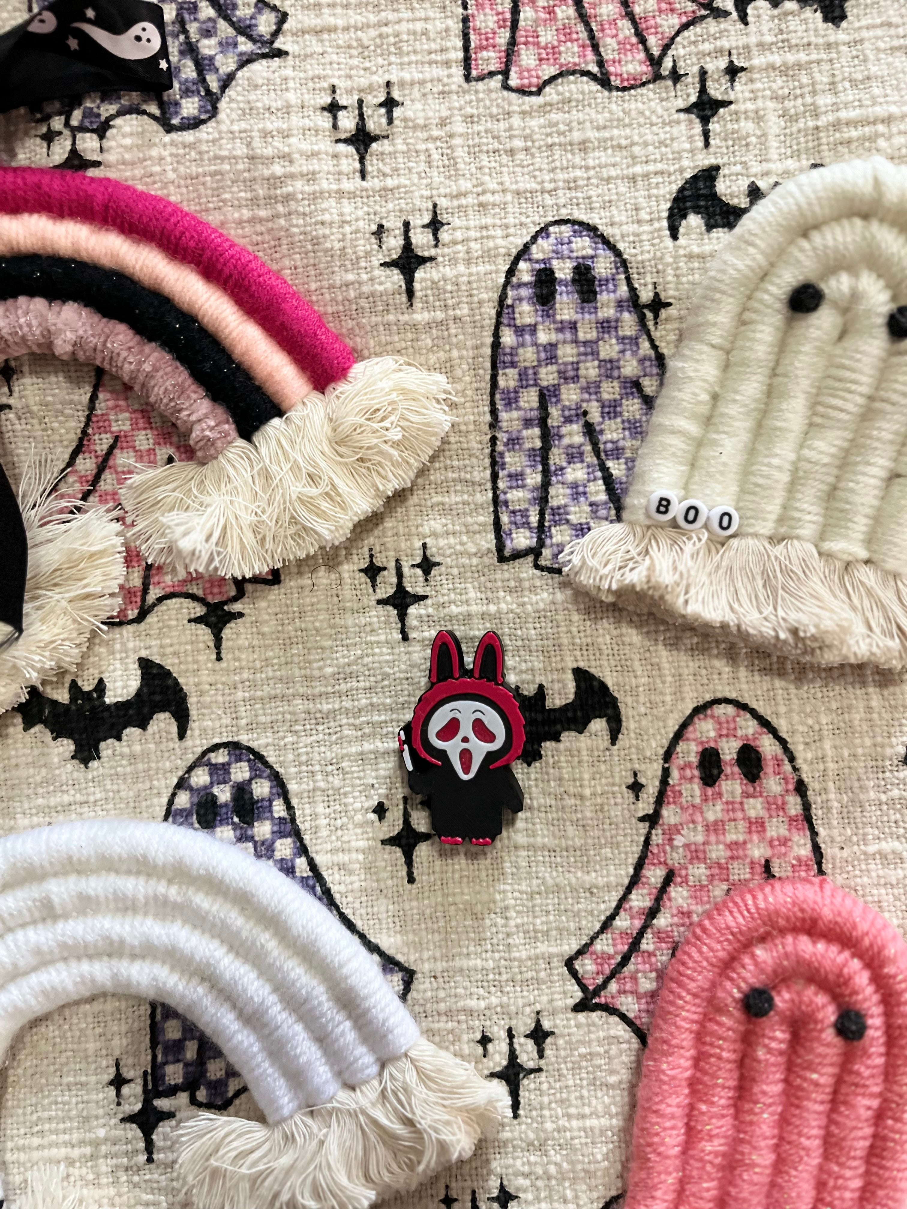 MONSTER GHOST FACE| 3D STRAW TOPPER | WHOLESALE | SINGLE