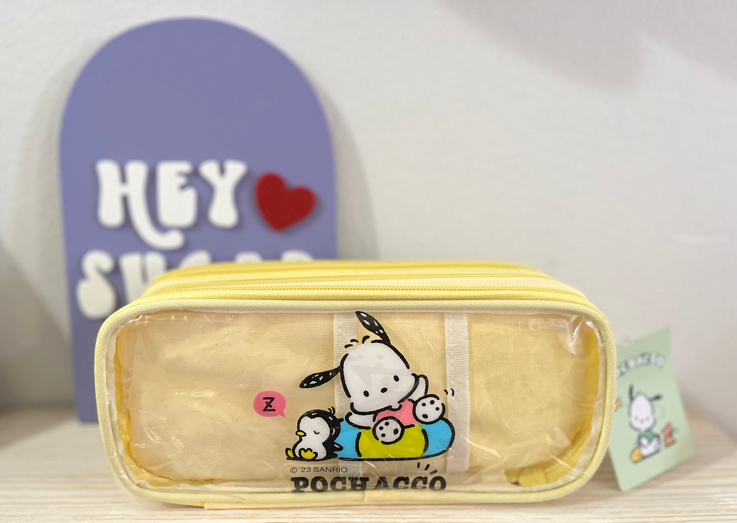 POCHA | YELLOW PENCIL CASE | BACK TO SCHOOL