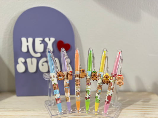 CAPIBARA | CHARM PENS | BACK TO SCHOOL