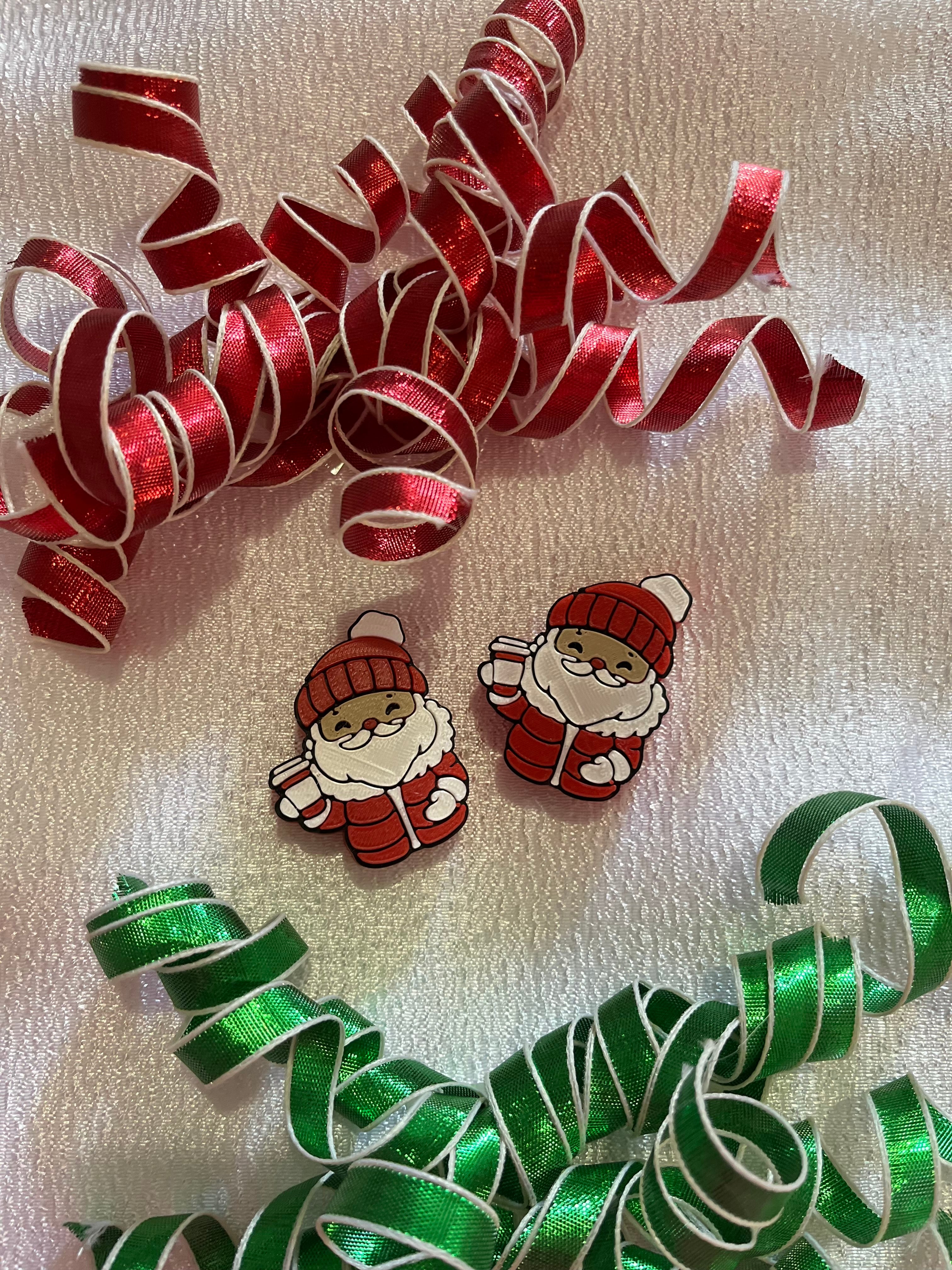 SANTA | 3D STRAW TOPPER | SINGLE