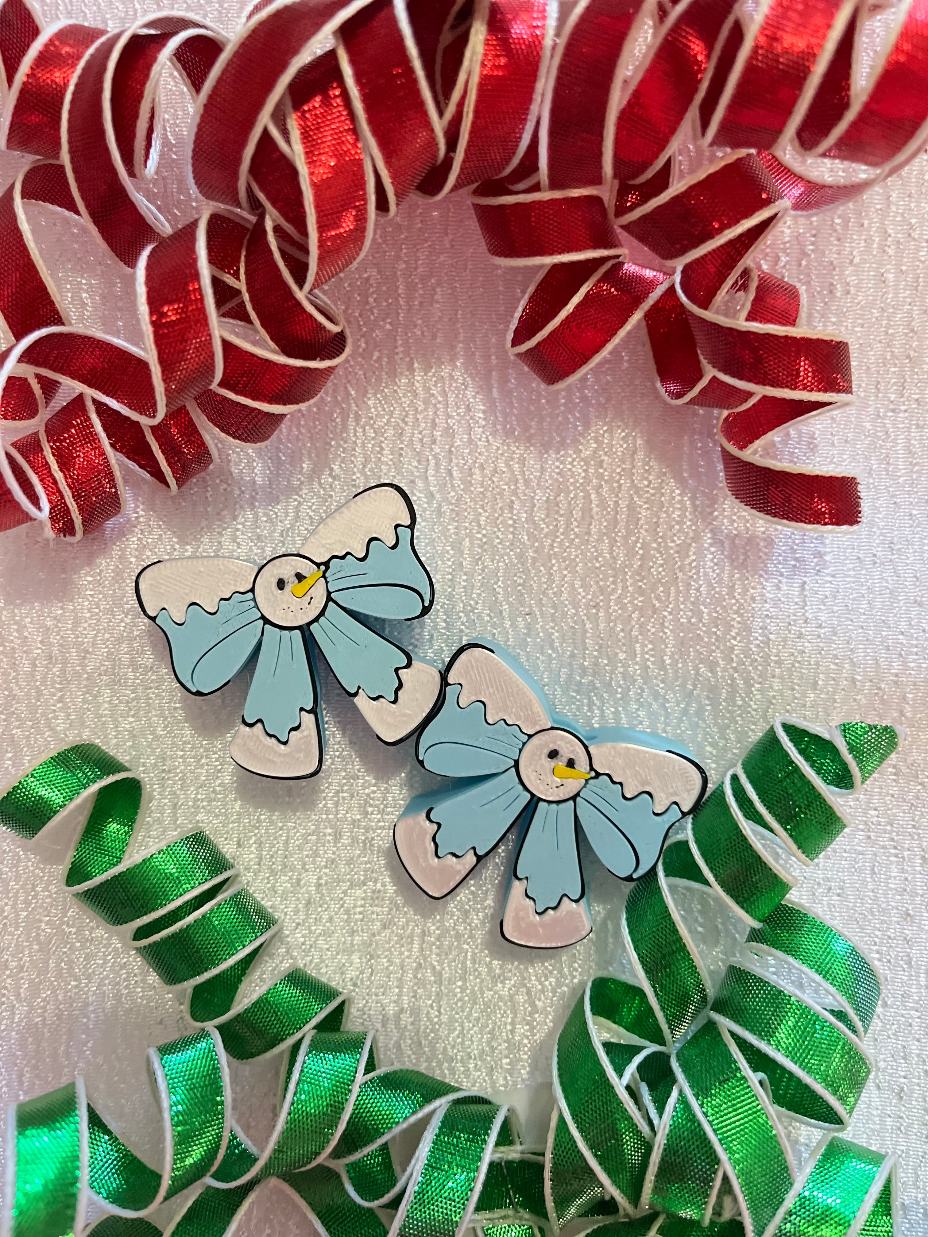 SNOW COQUETTE | 3D STRAW TOPPER | WHOLESALE | SINGLE