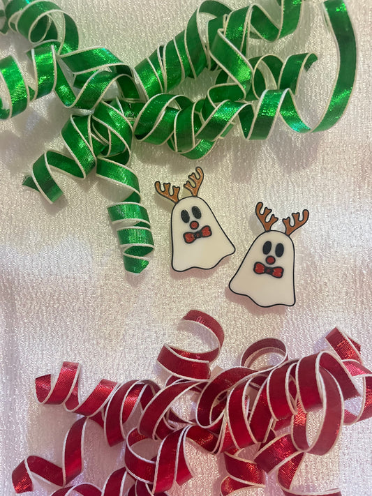 REINDEER GHOST | 3D STRAW TOPPER | WHOLESALE | SINGLE