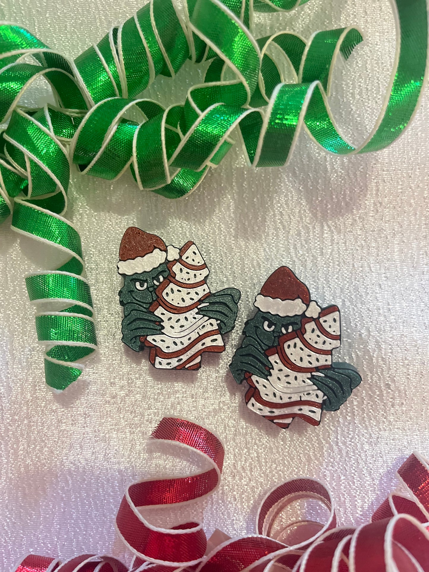 GRINCH CAKE | 3D STRAW TOPPER | WHOLESALE | SINGLE