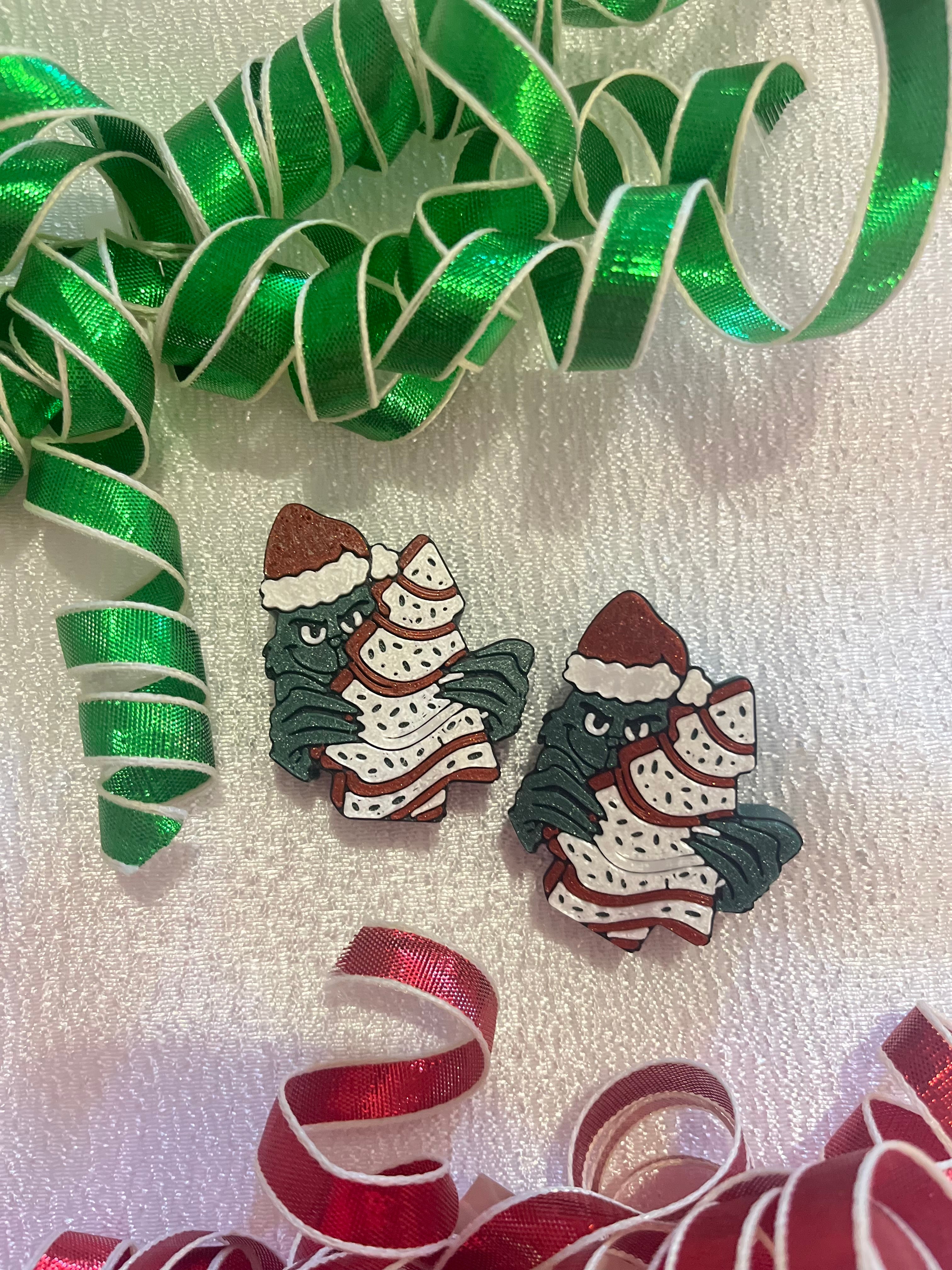 GRINCH CAKE | 3D STRAW TOPPER | WHOLESALE | SINGLE