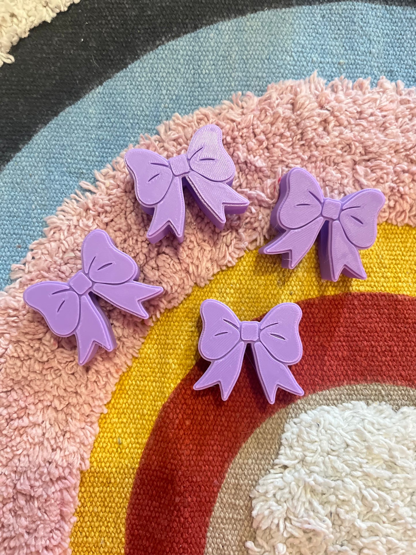 COQUETTE PURPLE | 3D STRAW TOPPER | WHOLESALE | SINGLE