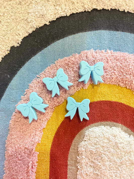 COQUETTE BLUE | 3D STRAW TOPPER | WHOLESALE | SINGLE