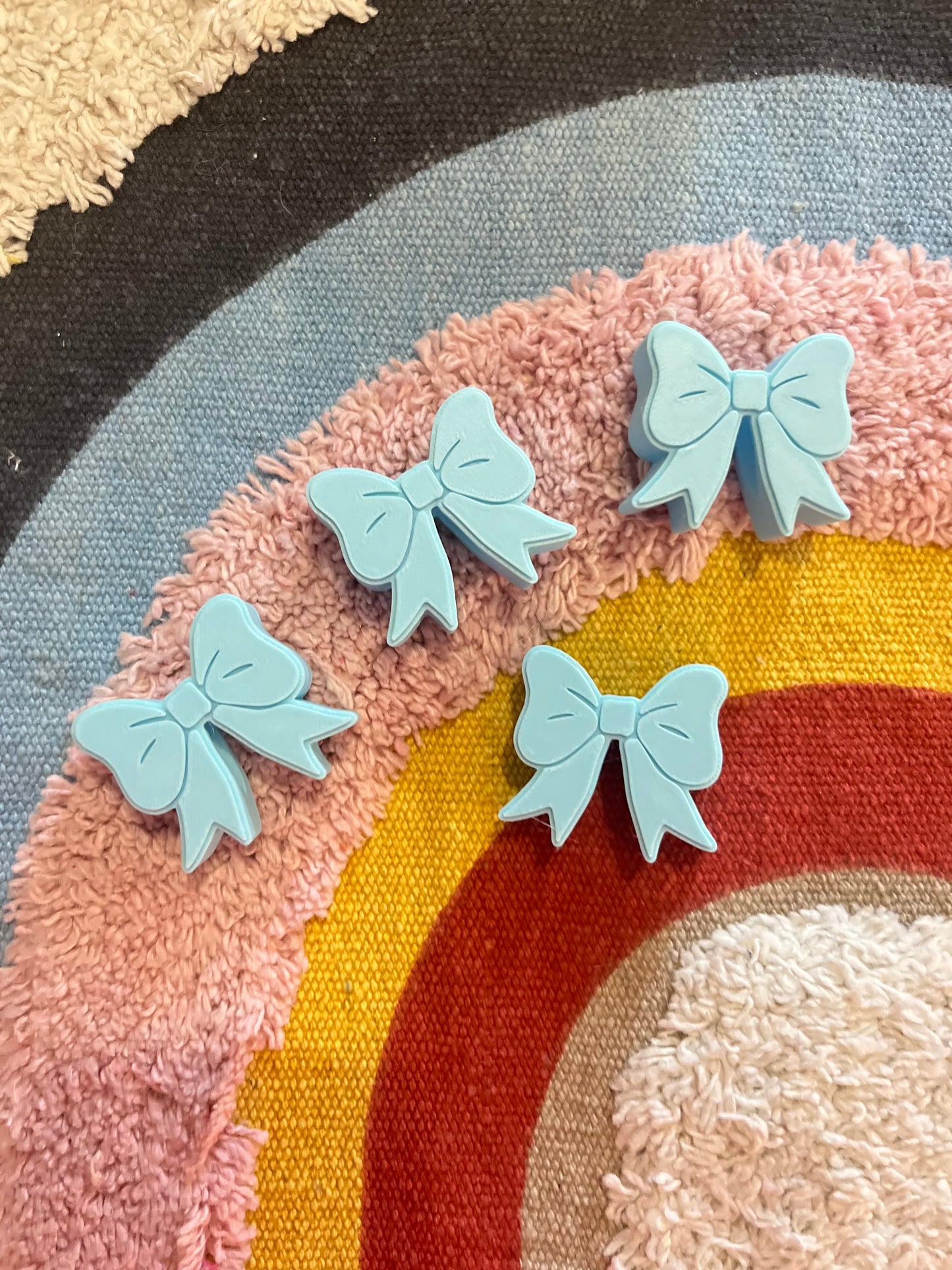 COQUETTE BLUE | 3D STRAW TOPPER | WHOLESALE | SINGLE