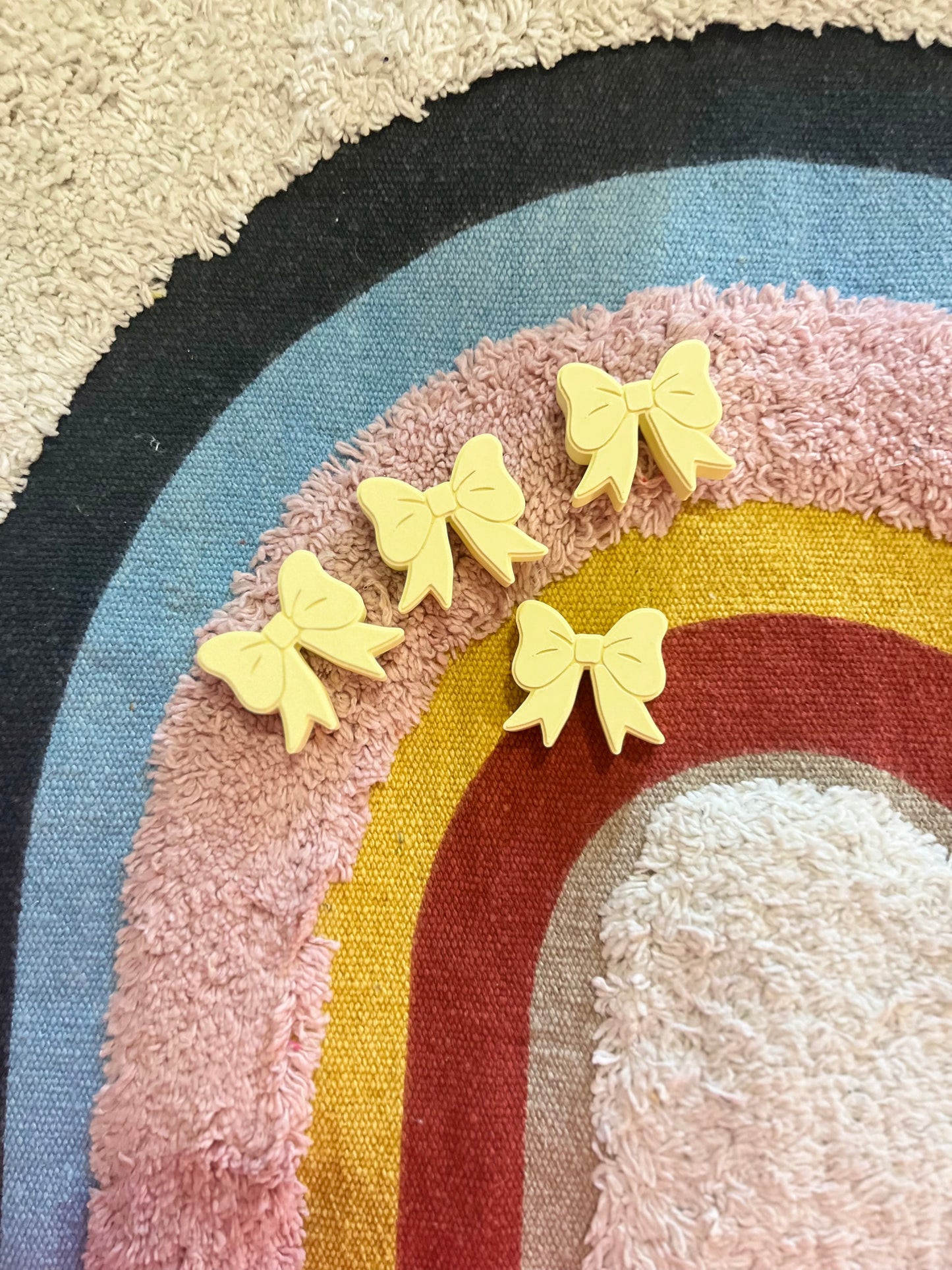 COQUETTE | ALMOND YELLOW | 3D STRAW TOPPER | WHOLESALE | SINGLE