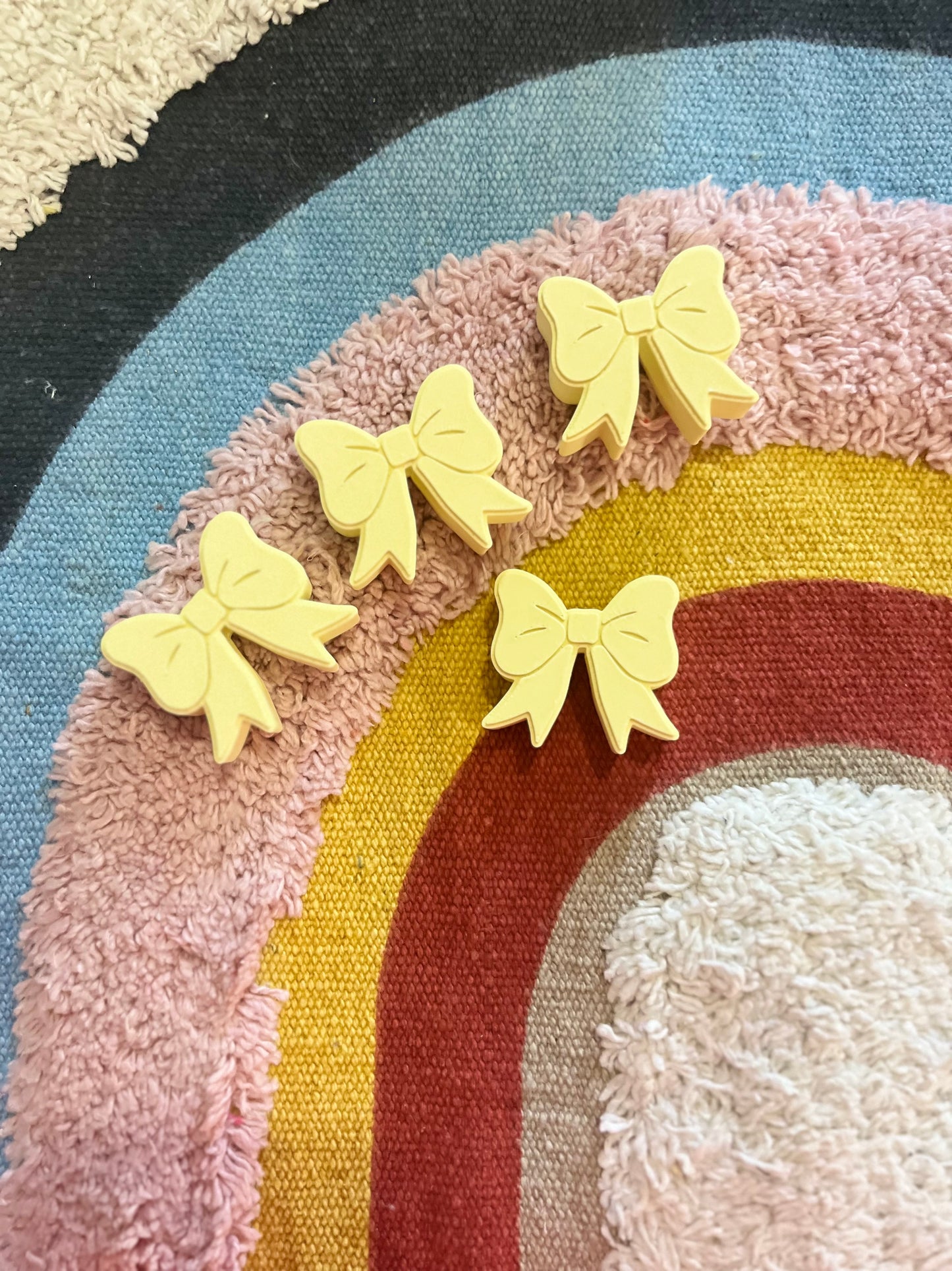 COQUETTE | ALMOND YELLOW | 3D STRAW TOPPER | WHOLESALE | SINGLE