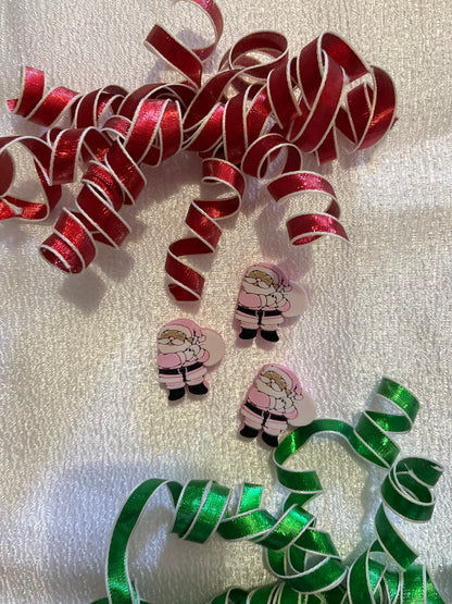 PINK SANTA | 3D STRAW TOPPER | WHOLESALE | SINGLE