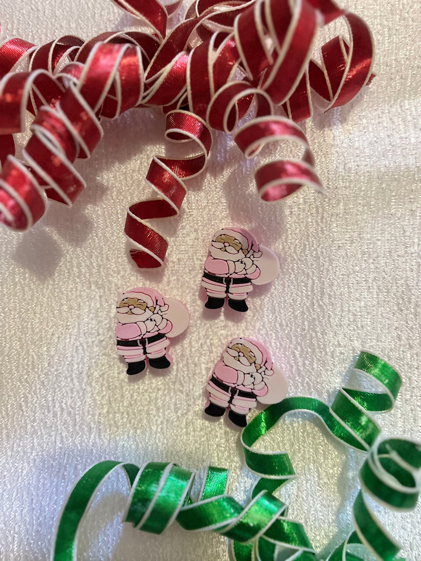 PINK SANTA | 3D STRAW TOPPER | WHOLESALE | SINGLE