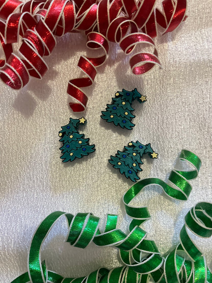 GLITTER TREE | 3D STRAW TOPPER | WHOLESALE | SINGLE