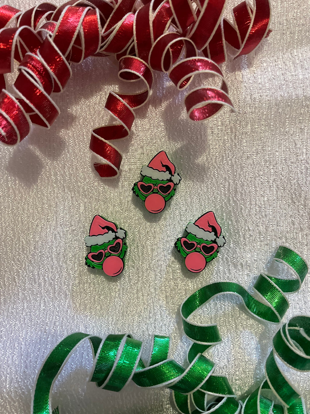 PINK GRINCH | 3D STRAW TOPPER | WHOLESALE | SINGLE