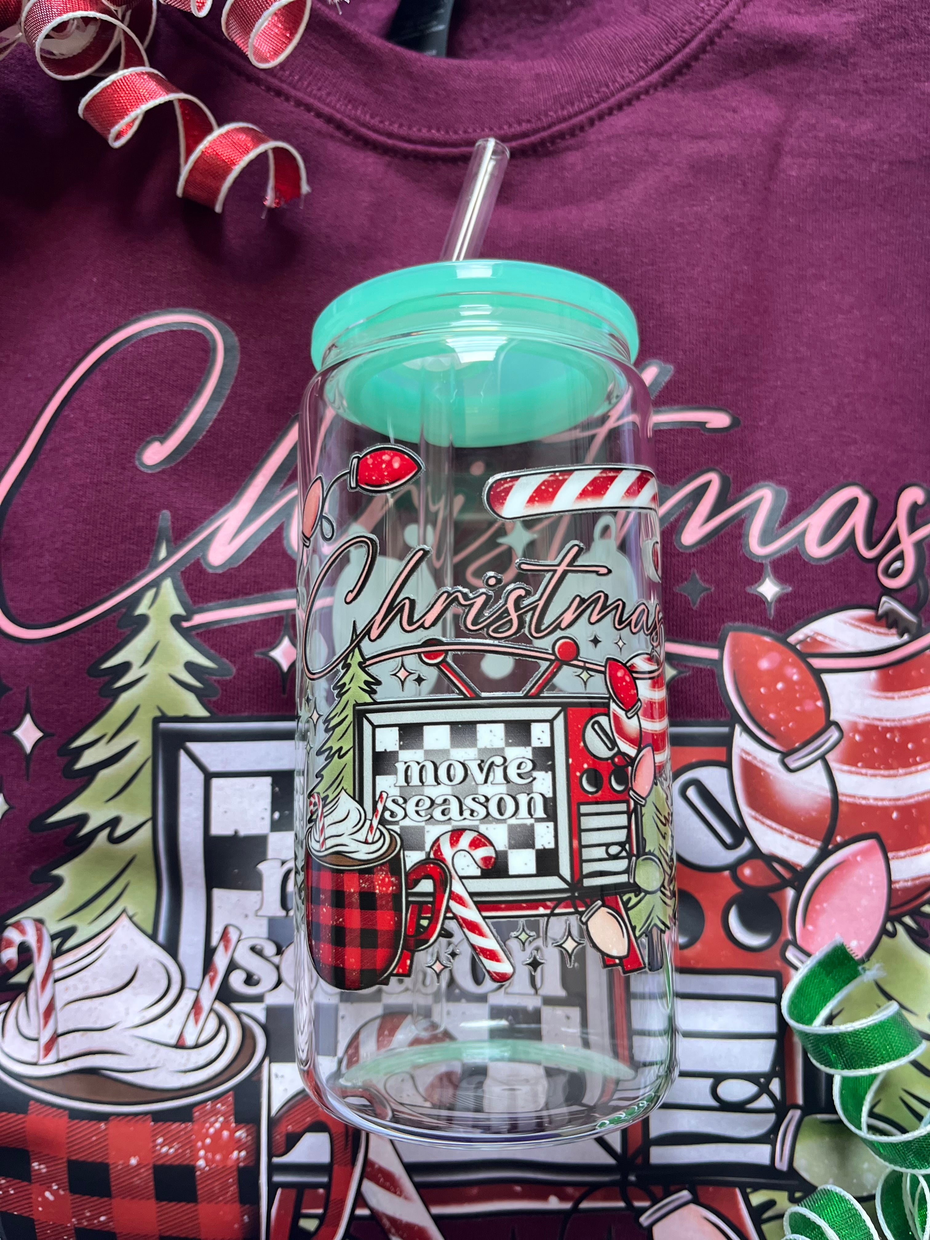 MOVIE SEASON | SWEATSHIRT | LIBBEY GLASS | SET