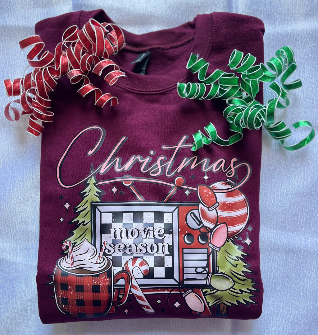 MOVIE SEASON | SWEATSHIRT | LIBBEY GLASS | SET