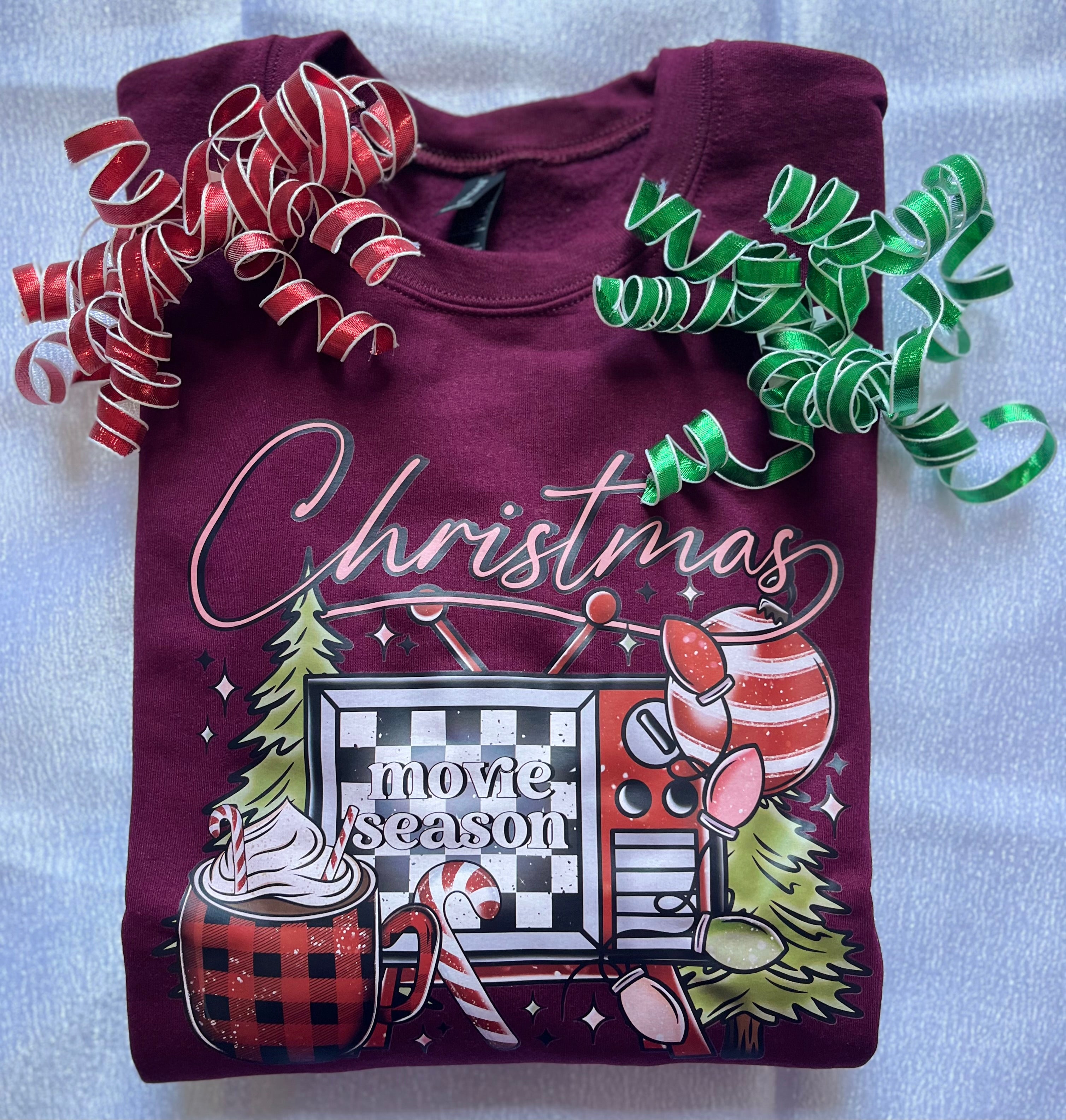 MOVIE SEASON | SWEATSHIRT | LIBBEY GLASS | SET