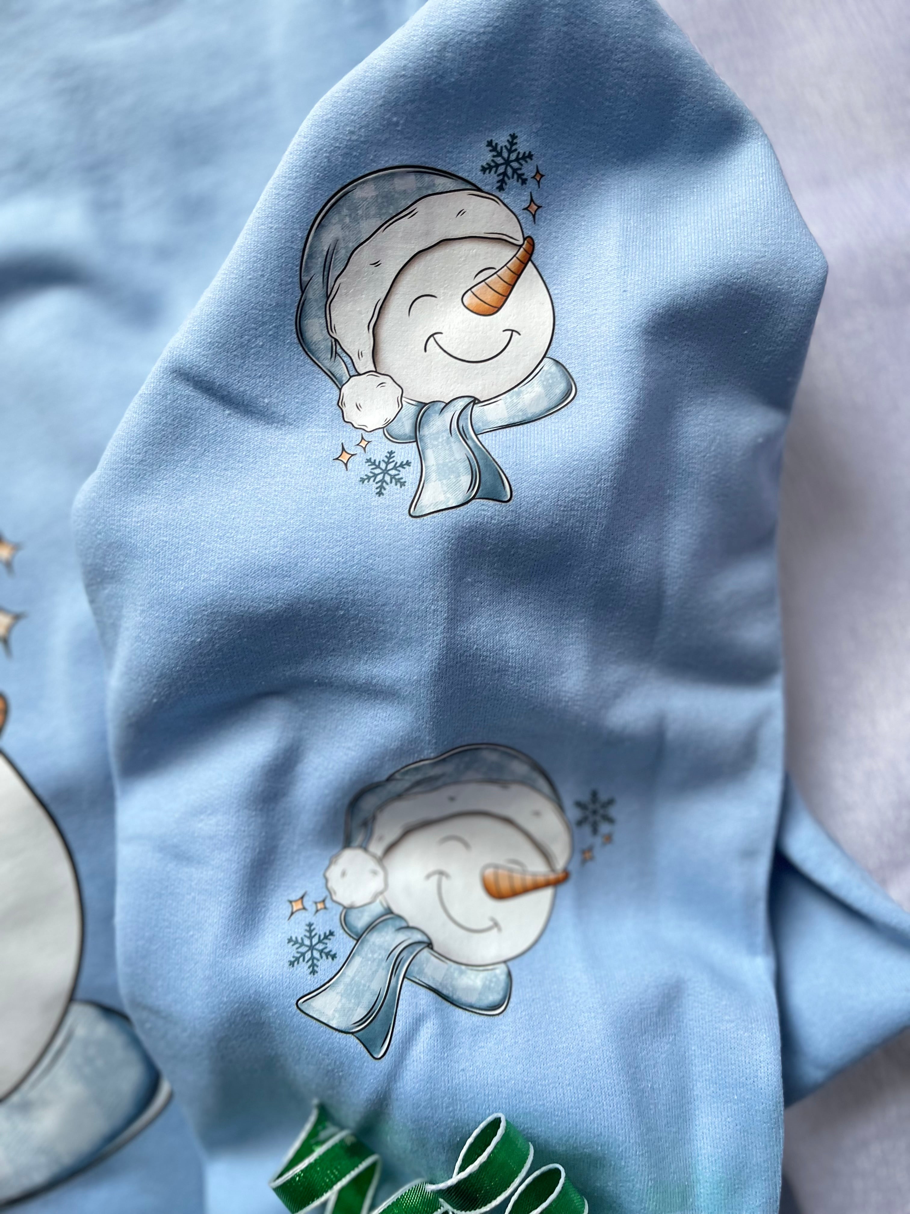 SNOWMAN | SWEATSHIRT | LIBBEY GLASS | SET