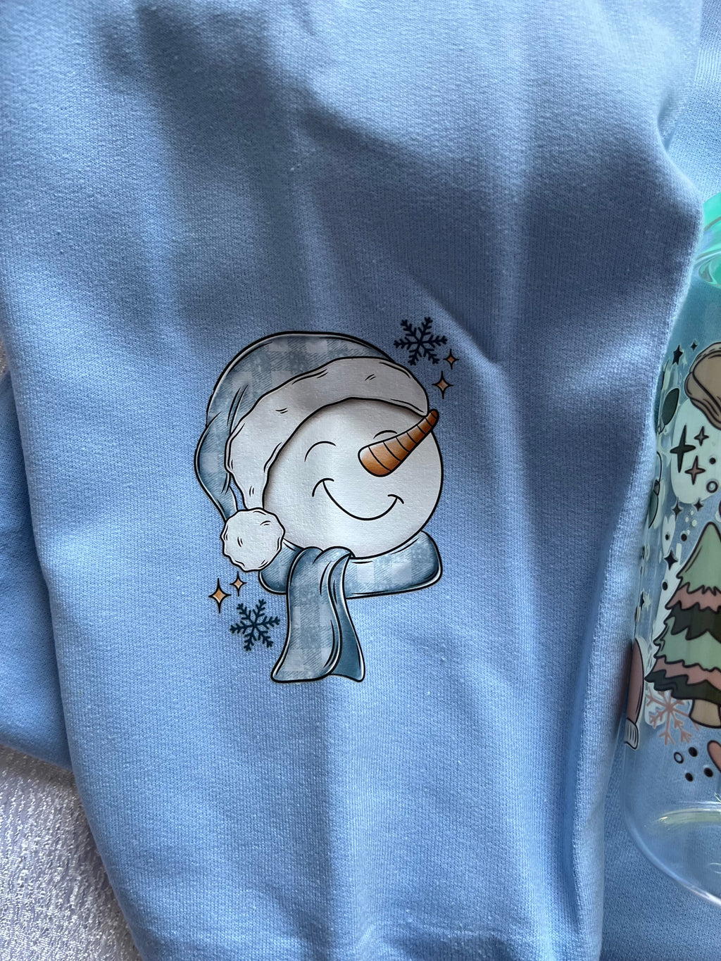SNOWMAN | SWEATSHIRT | LIBBEY GLASS | SET