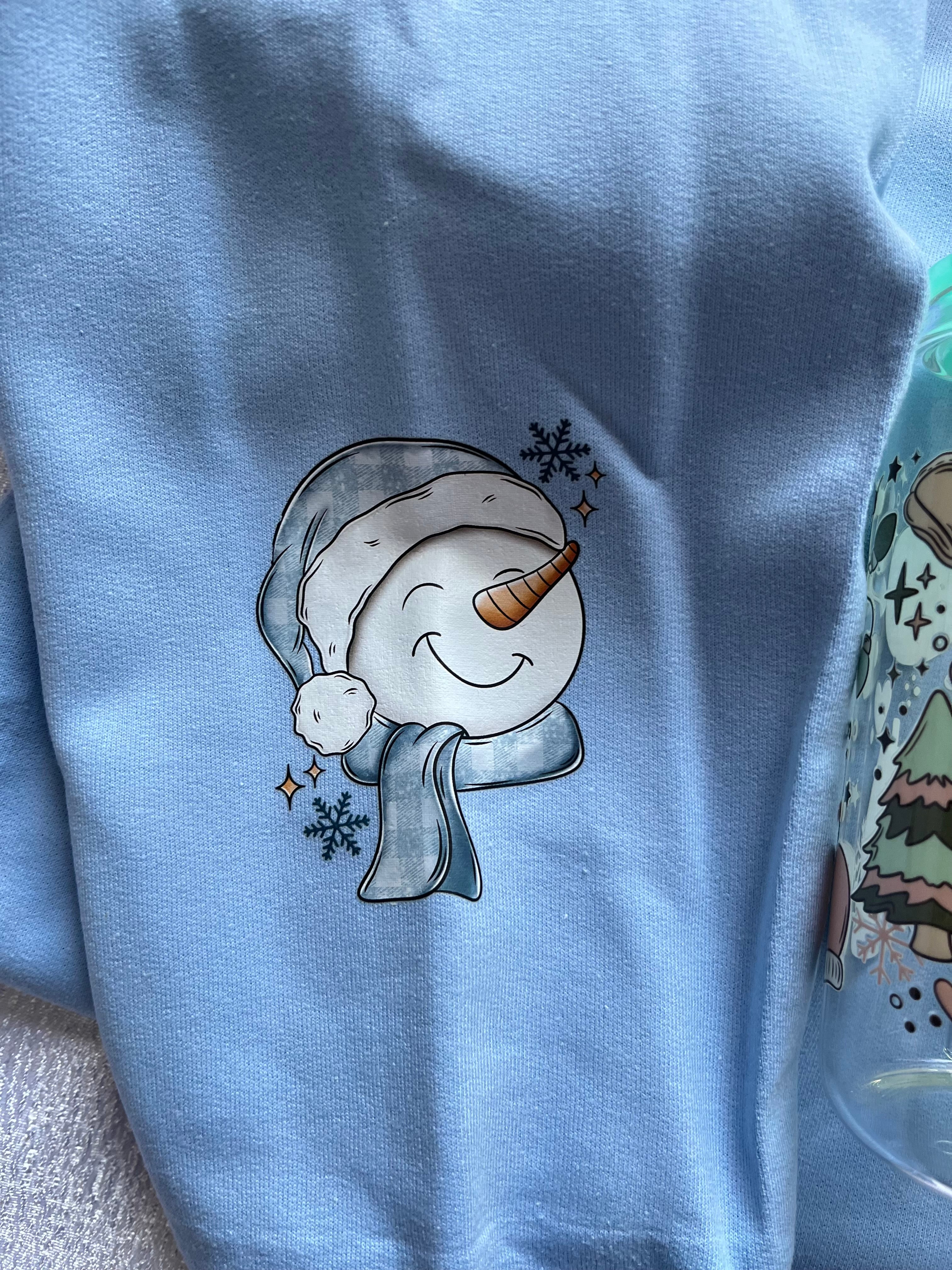 SNOWMAN | SWEATSHIRT | LIBBEY GLASS | SET