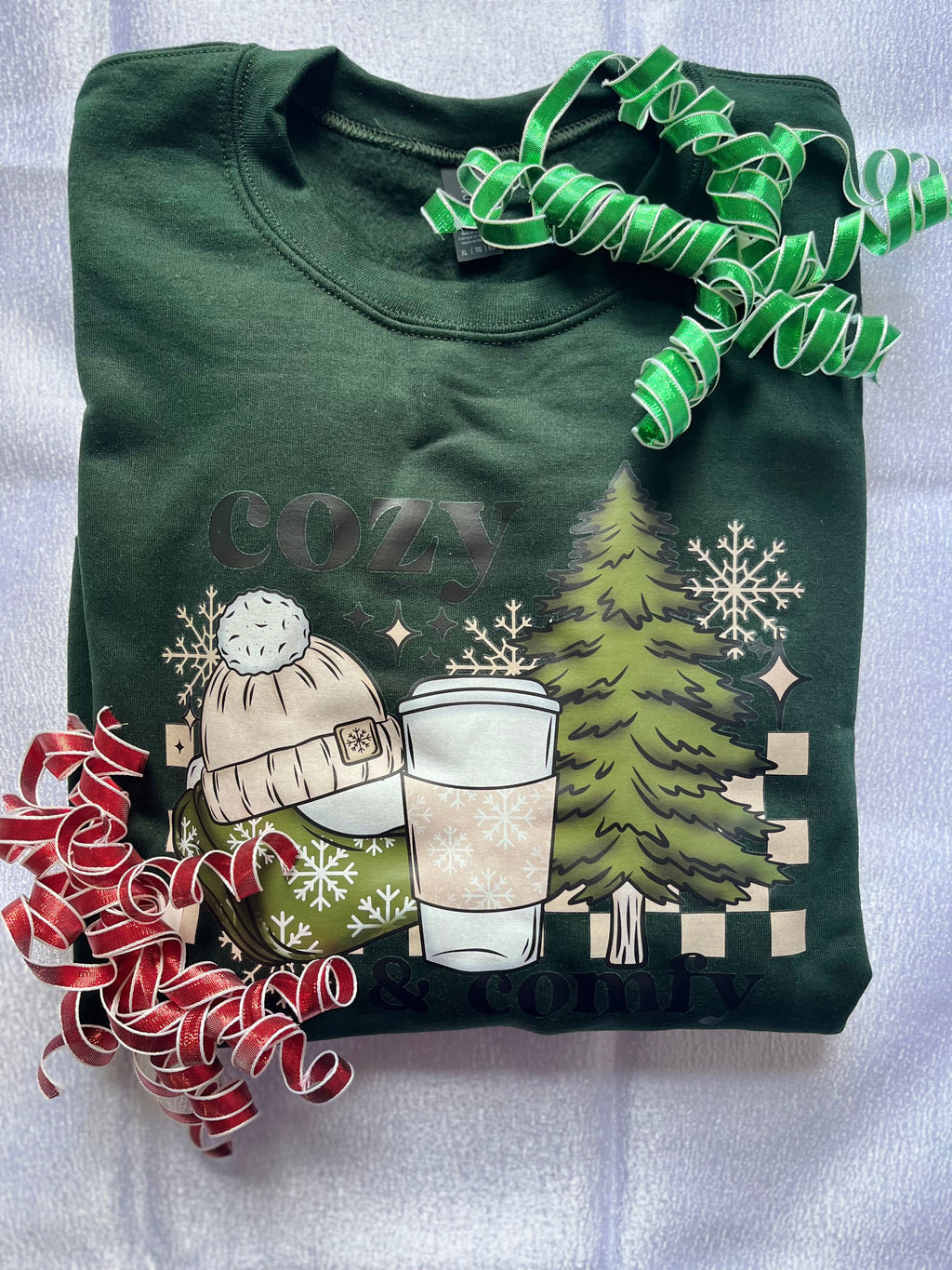 COZY & COMFY | SWEATSHIRT | LIBBEY GLASS | SET