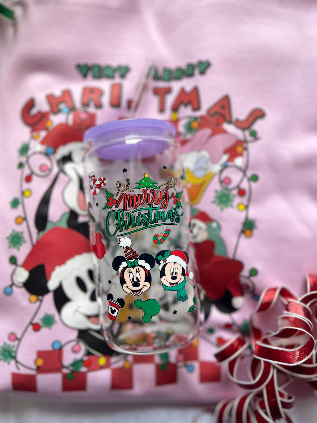 MOUSE & FRIENDS | SWEATSHIRT | LIBBEY GLASS | SET