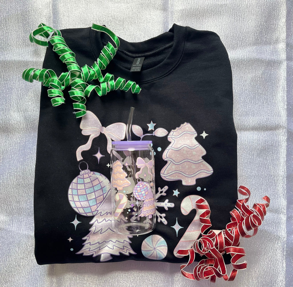CHRISTMAS FUN | SWEATSHIRT | LIBBEY GLASS