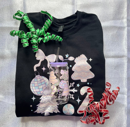 CHRISTMAS FUN | SWEATSHIRT | LIBBEY GLASS