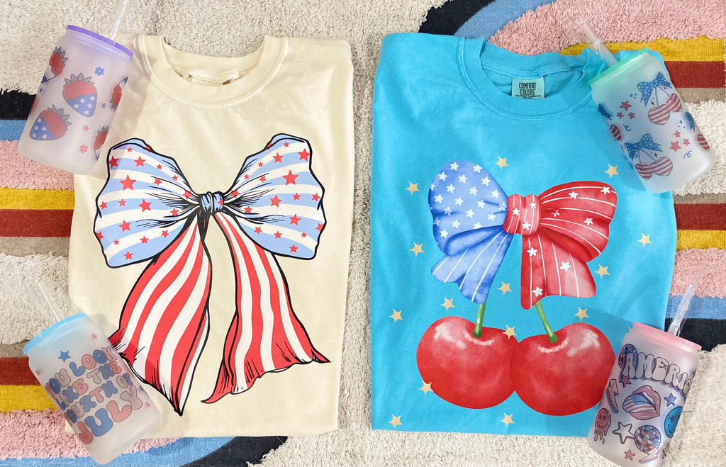 COQUETTE CHERRY | T-SHIRT | PATRIOTIC