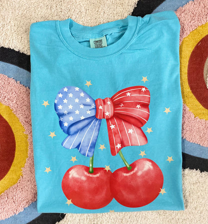 COQUETTE CHERRY | T-SHIRT | PATRIOTIC