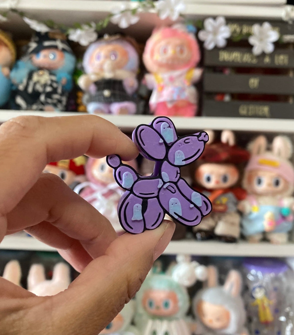 BALLOON DOG STRAW TOPPERS