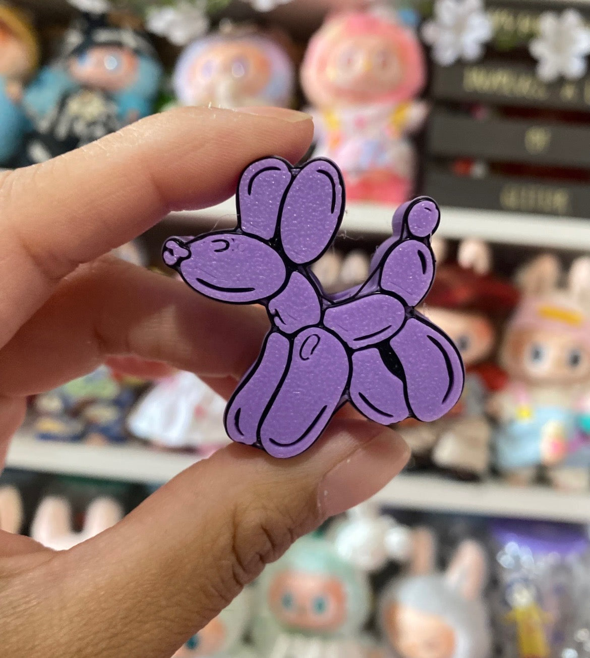 BALLOON DOG STRAW TOPPERS