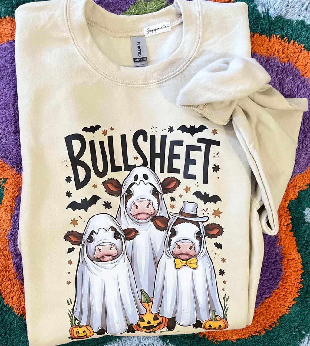 BULLSHEET COW CREWNECK